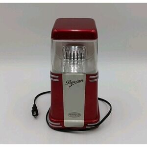 Nostalgia Electrics Retro Hot Air Popcorn Popper Maker RHP310  WORKS Red White